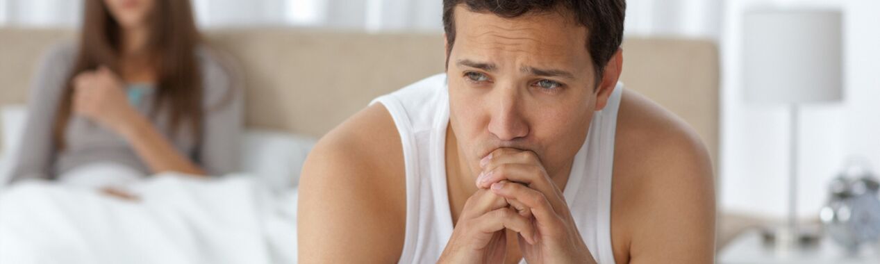 Prostatit hastası bir adam