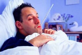 Prostatitin akut evresi yüksek vücut ısısıyla kendini gösterir